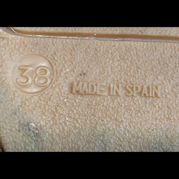 Eric Michael Silk Slingback Espadrilles Sz. 38/7.5 - Picture 6 of 6